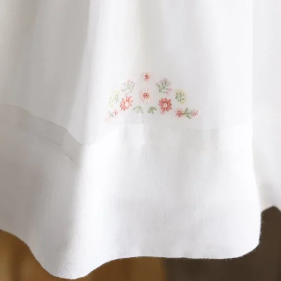 Long Sleeve Off-White/Ivory Smocked Dress Sarah Louise Special Occasion GORGEOUS